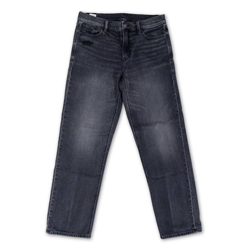 American Eagle Strigid Jeans Womens 4 Long Black Wash Punk Skater Grunge